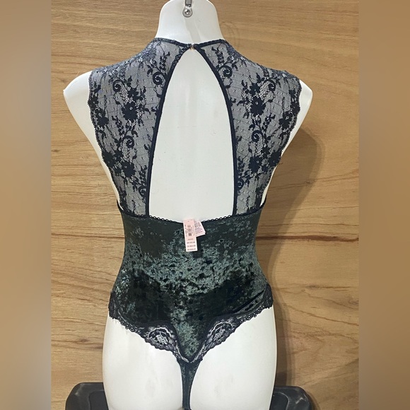 Victoria Secret Velvet Lace Bodysuit - Picture 5 of 6